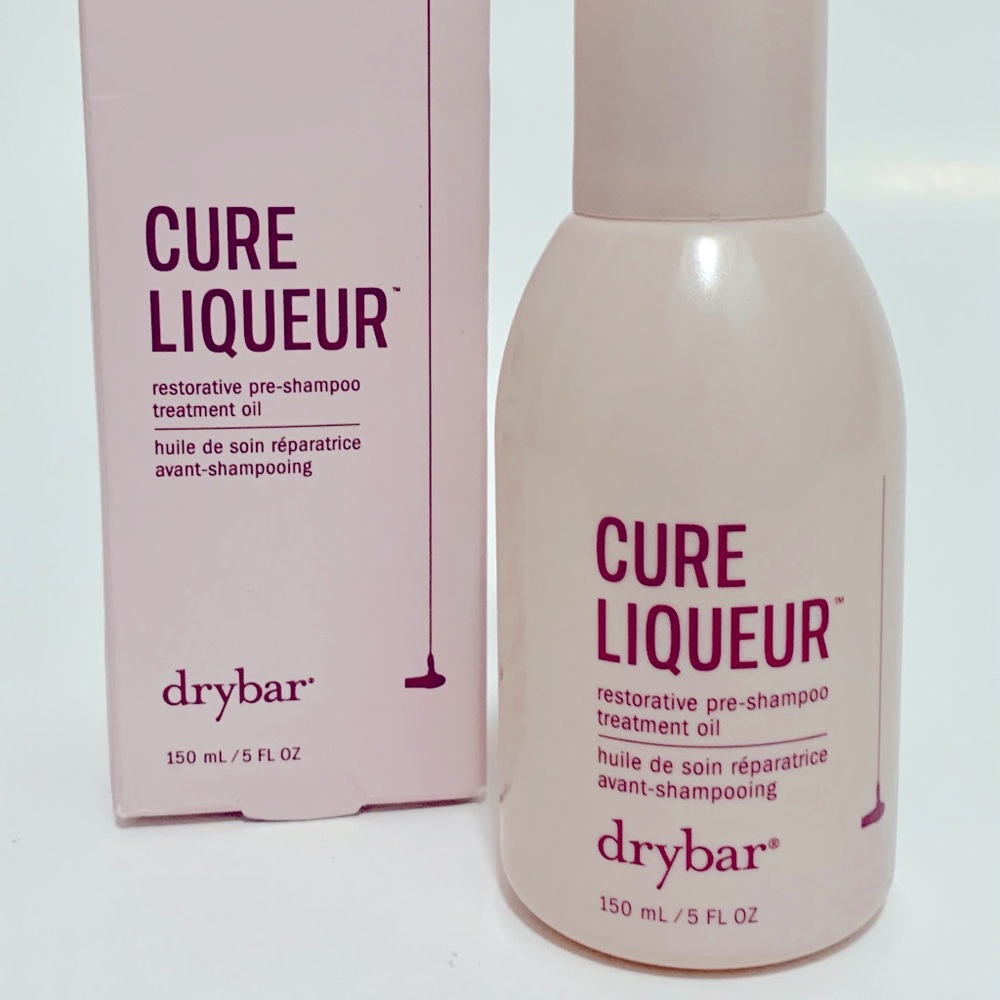 NIB Drybar Cure Liqueur Restorative Pre-Shampoo Treatment Oil 5 fl oz